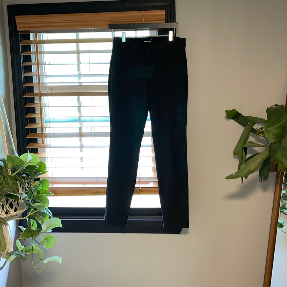 Express black columnist LONG dress pants
